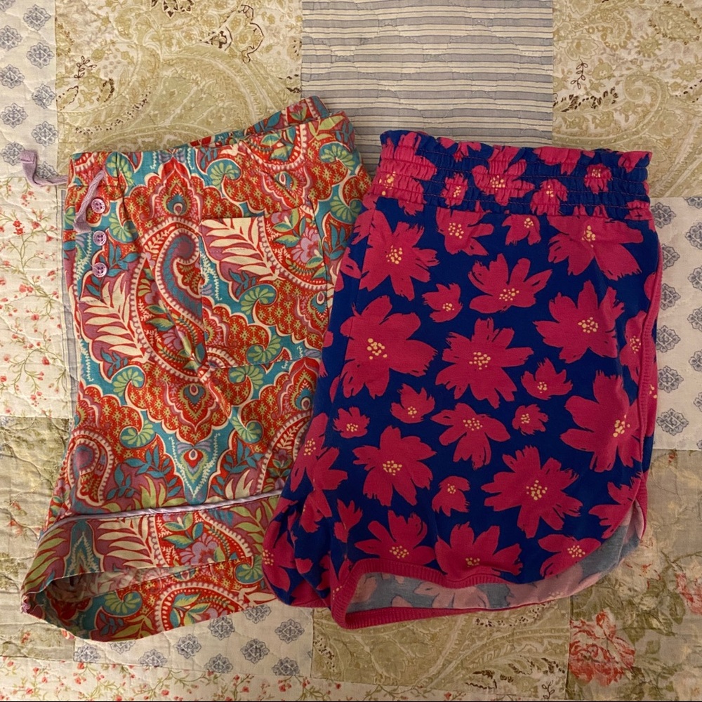 Set of 2 Vera Bradley PJ Shorts